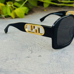 Fendi – 5028 – 54 – Black – Acetate - Sunglasses – Ladies - Premium