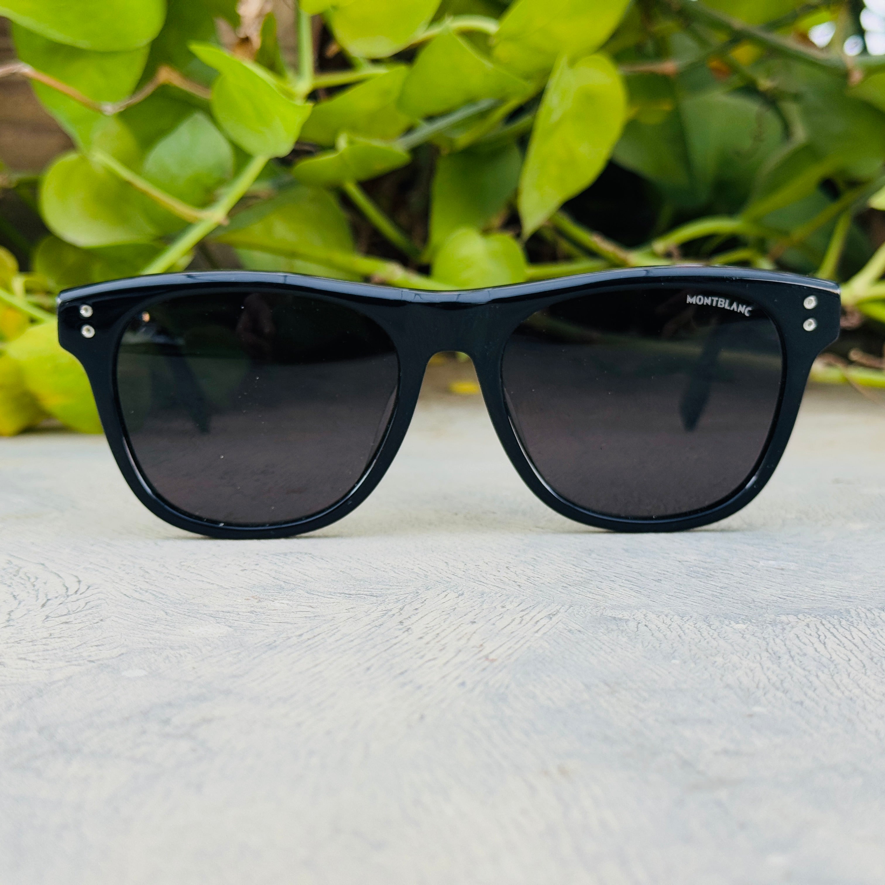 Mont Blanc – 0124 – 53 – Black – Acetate - Sunglasses – Unisex - Premium