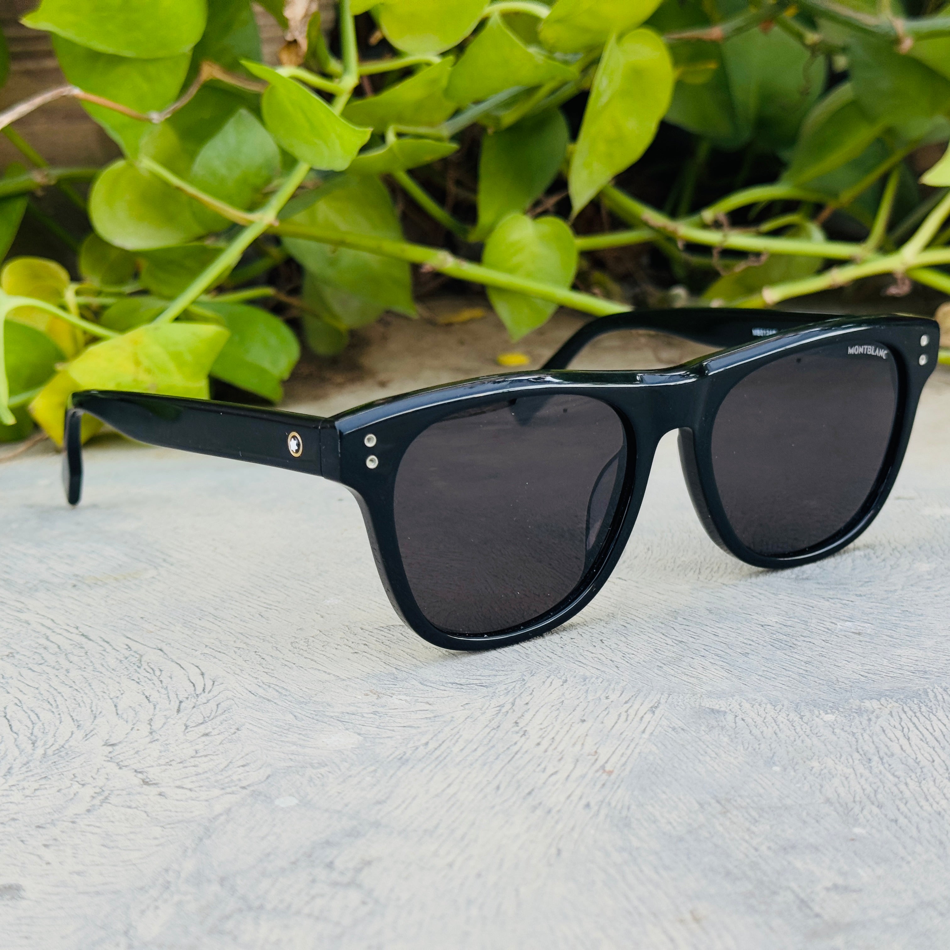 Mont Blanc – 0124 – 53 – Black – Acetate - Sunglasses – Unisex - Premium