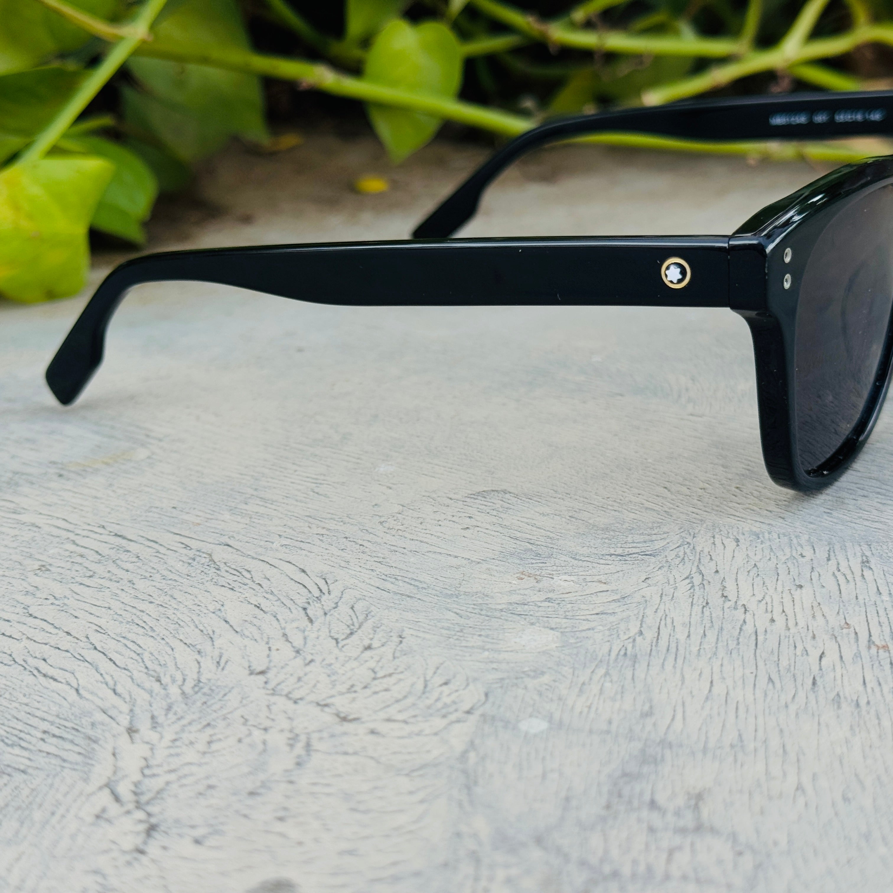 Mont Blanc – 0124 – 53 – Black – Acetate - Sunglasses – Unisex - Premium