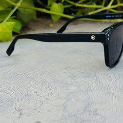 Mont Blanc – 0124 – 53 – Black – Acetate - Sunglasses – Unisex - Premium