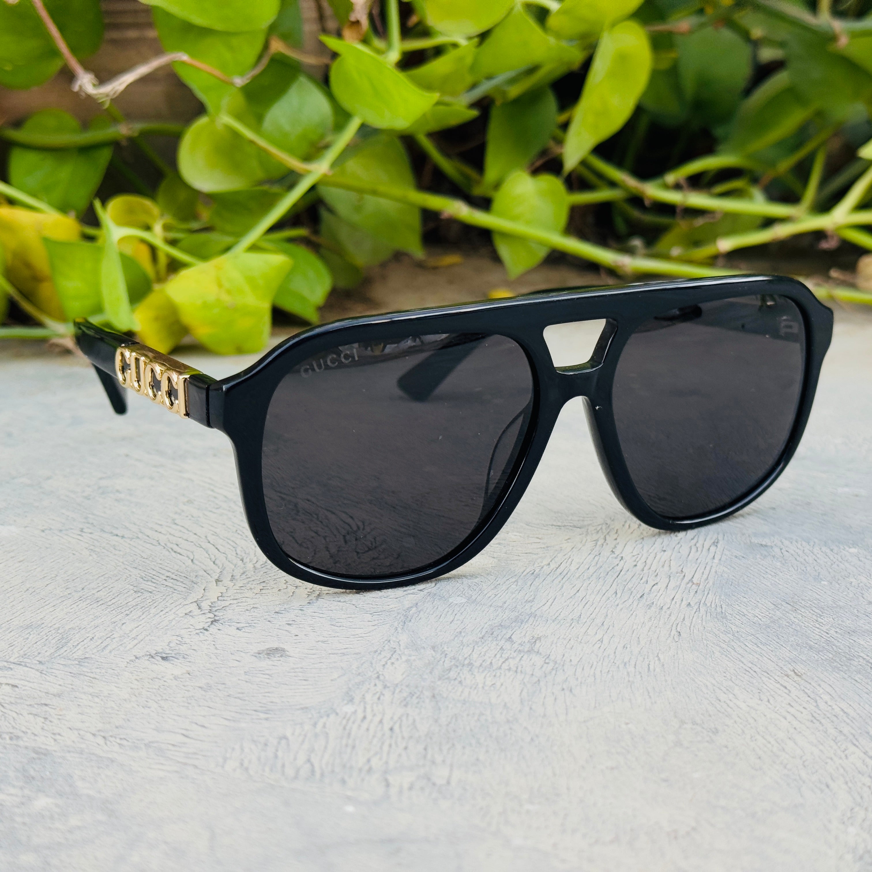 Gucci – 1188 – 57 – Black – Acetate - Sunglasses – Unisex - Premium