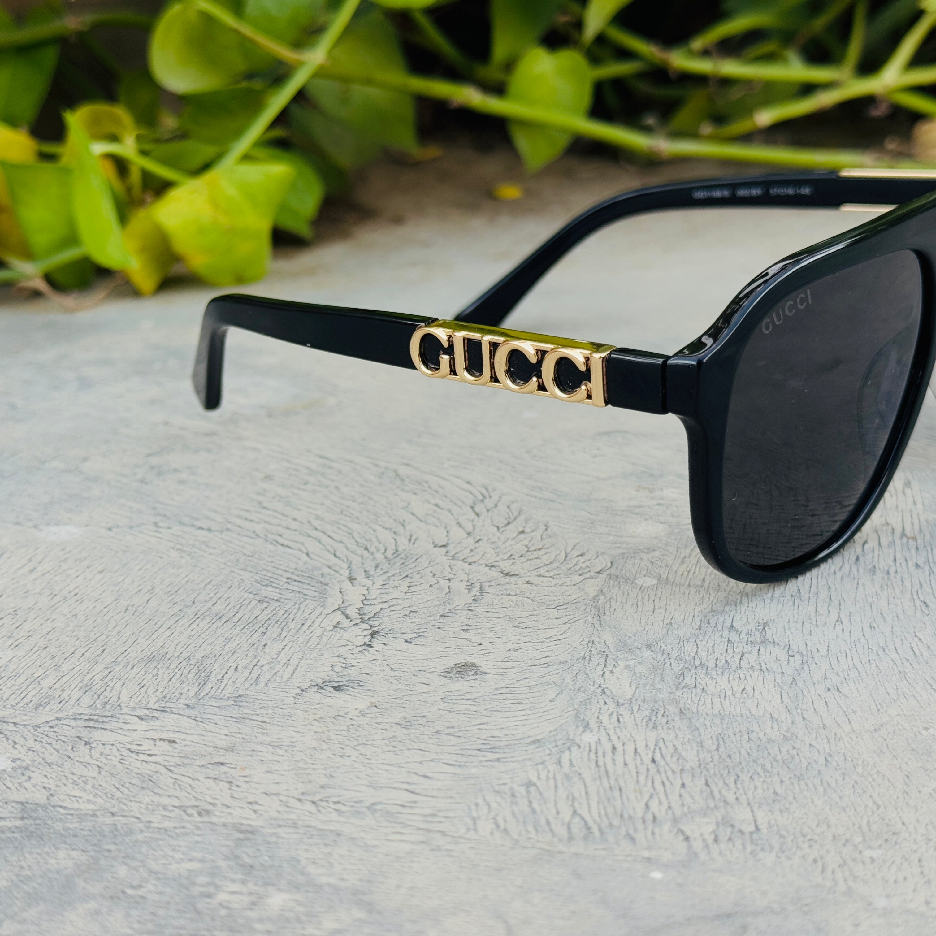 Gucci – 1188 – 57 – Black – Acetate - Sunglasses – Unisex - Premium