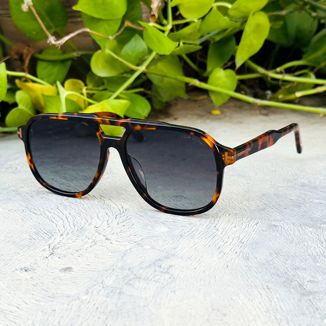 Tom Ford – 0753 - 57 –  Tortoise Blue – Acetate - Sunglasses – Unisex - Premium