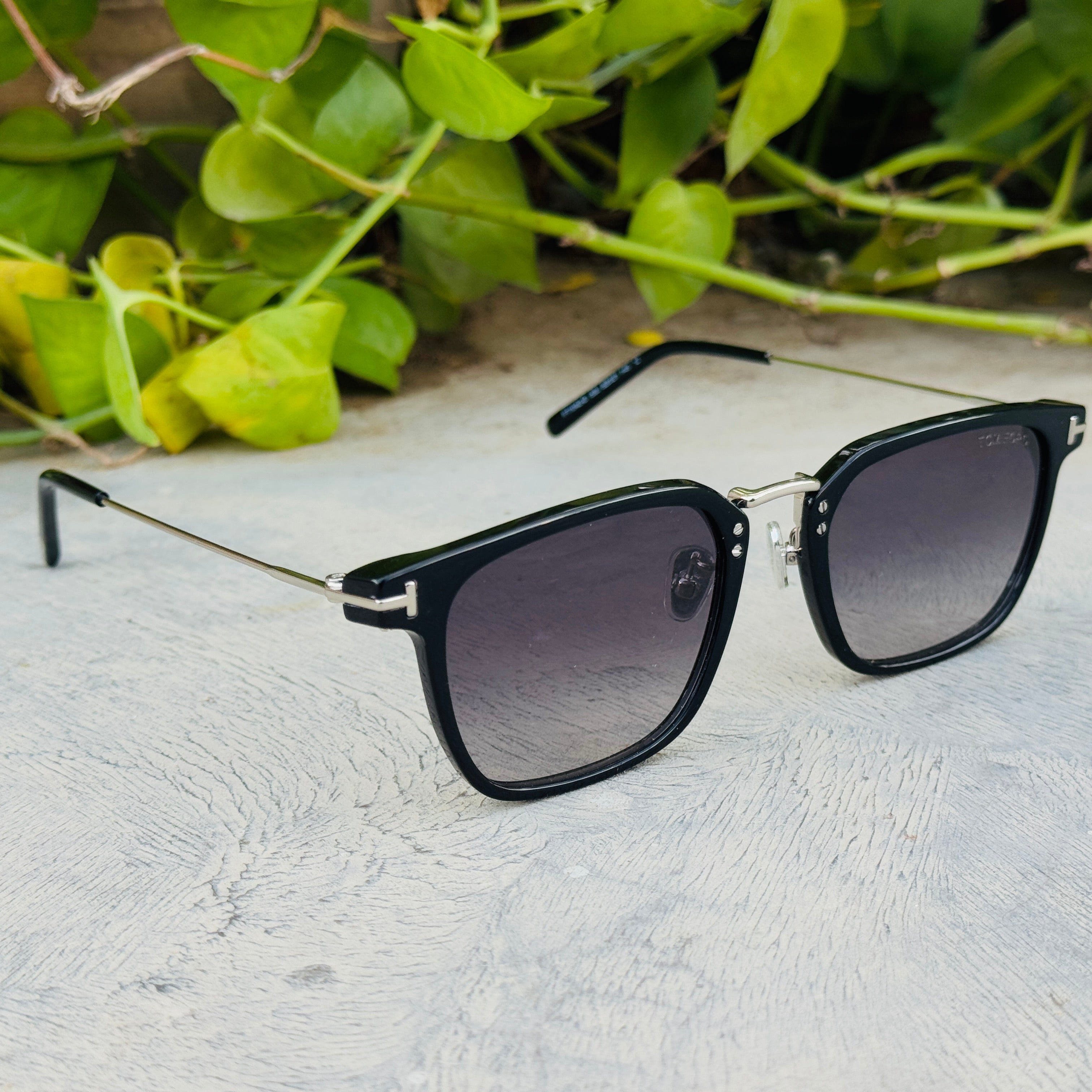Tom Ford –1042 - 52 –  Silver Black – Acetate - Metal - Sunglasses – Unisex - Premium