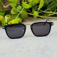 Tom Ford –1042 - 52 –  Golden Black – Acetate - Metal - Sunglasses – Unisex - Premium