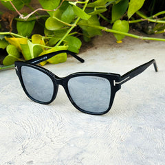 Tom Ford –1108 - 55 –  Black Mercury– Acetate - Sunglasses – Ladies - Premium