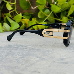 Cazal – 675 - 52 – Black – Acetate - Metal - Sunglasses – Unisex - Premium