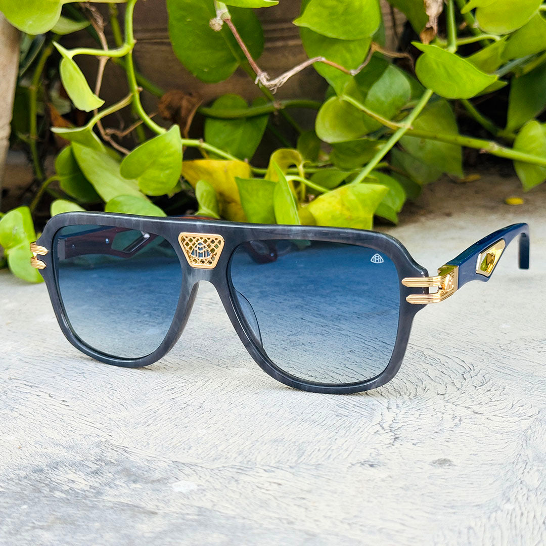 Maybach – Z23 - 57 – Grey Blue – Acetate - Sunglasses – Unisex - Premium