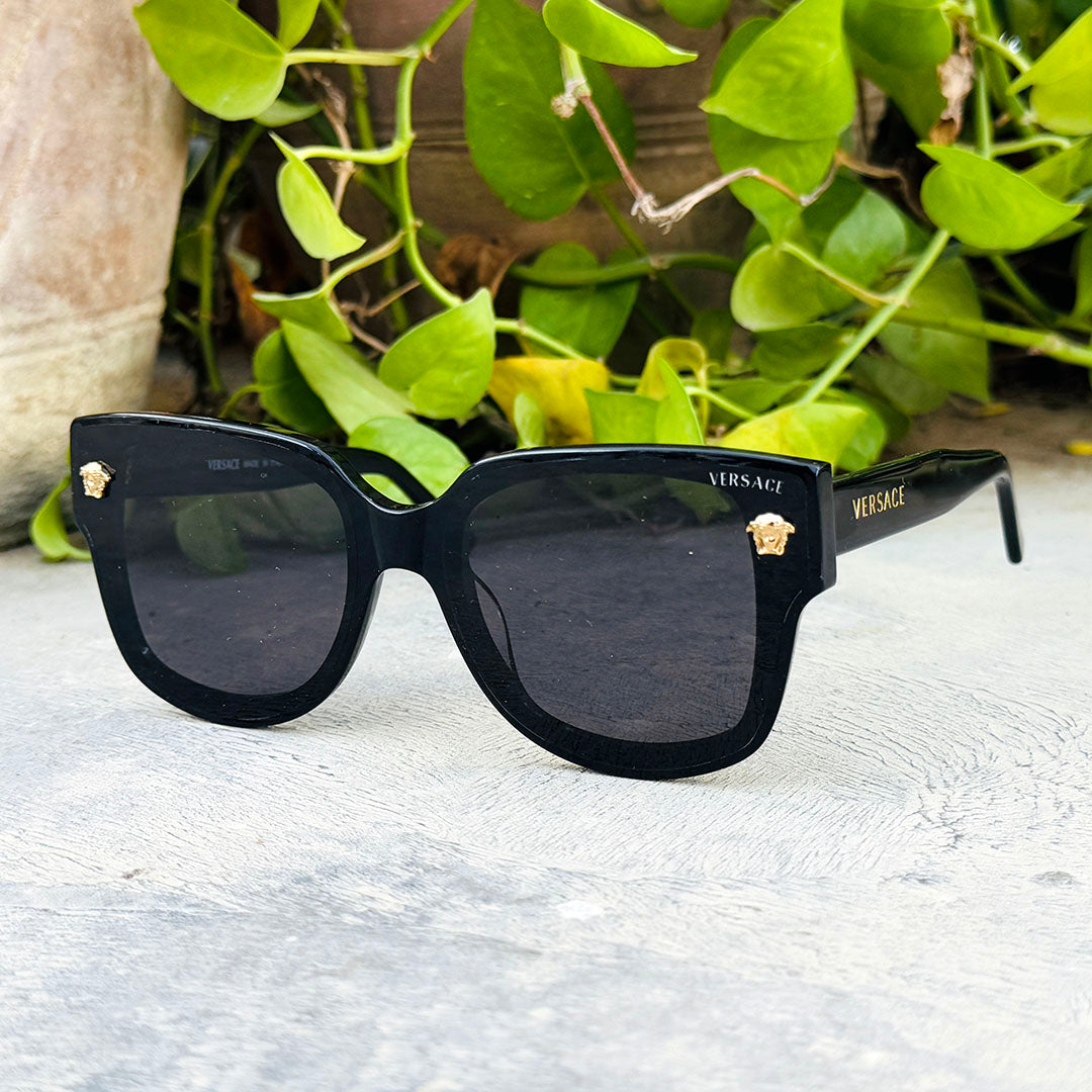 Versace – 4528 - 53 – Black – Acetate - Sunglasses – Ladies - Premium