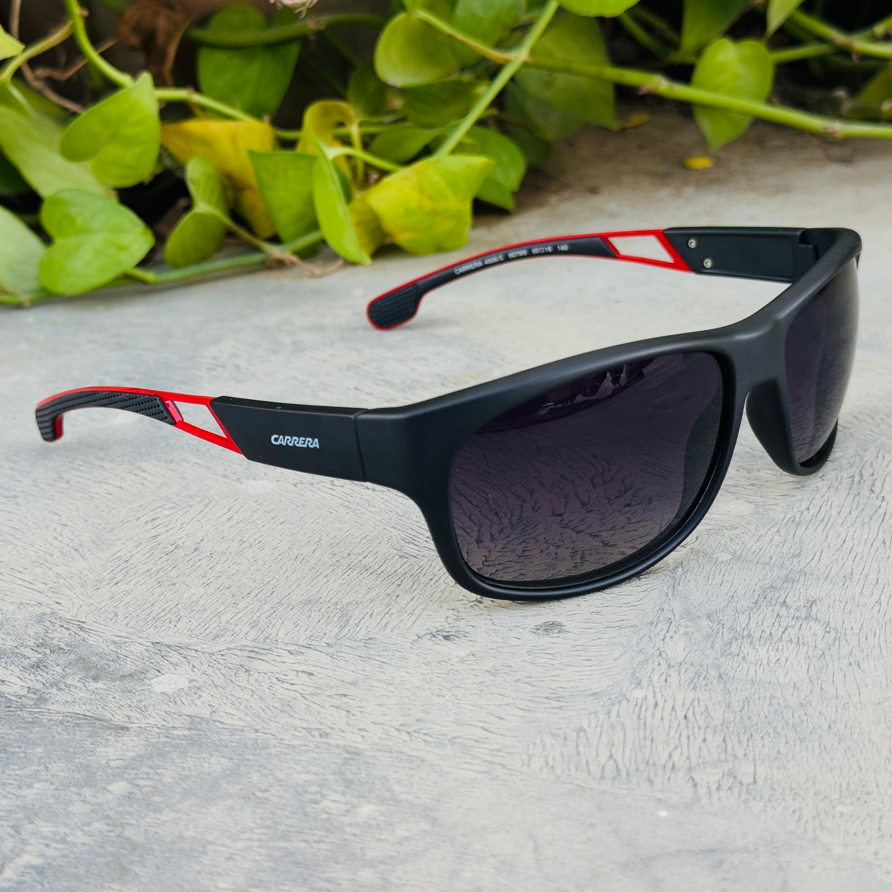 Carrera – 4006 - 60 – Red Black – Acetate - Sunglasses – Unisex - Premium