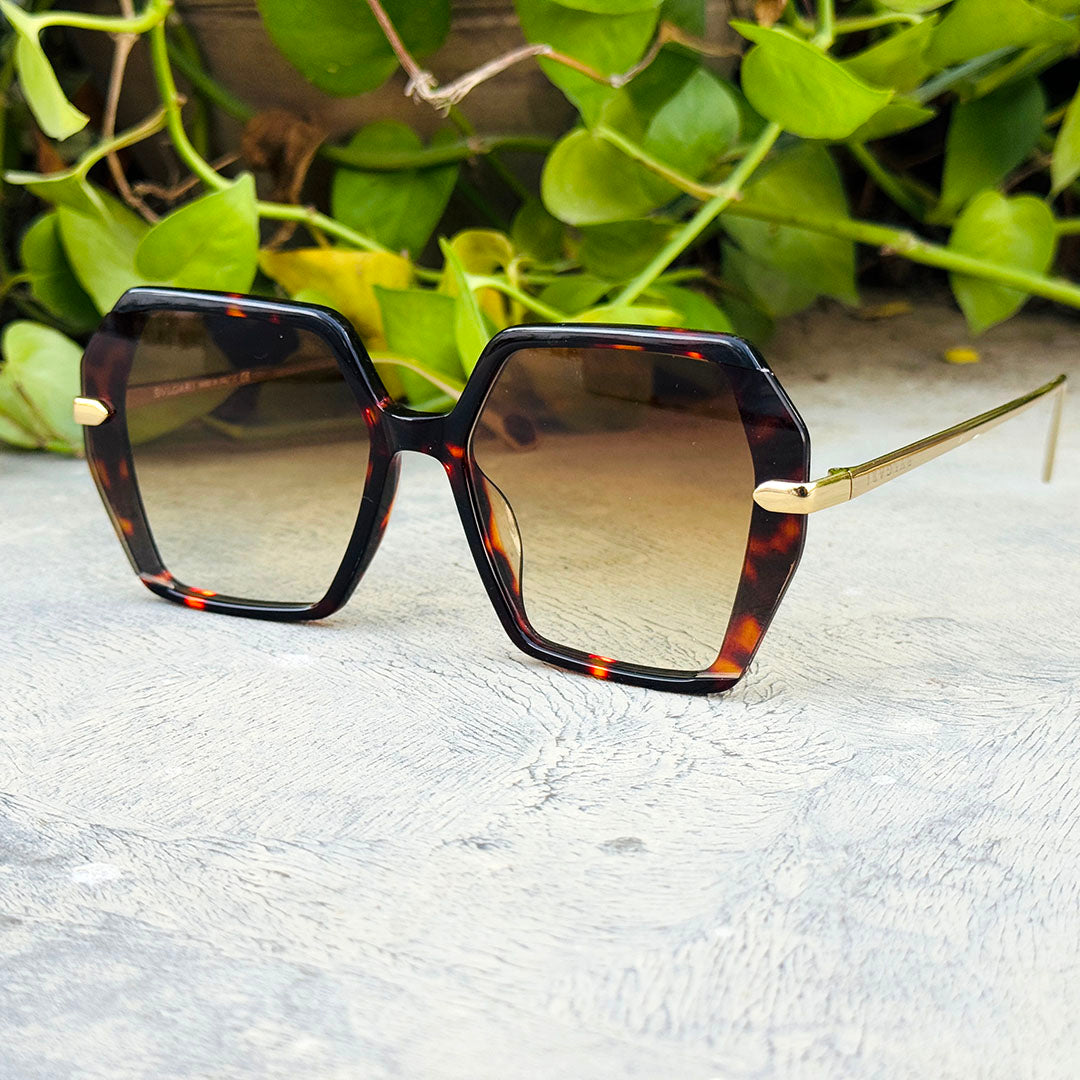 Bvlgari – 8240 - 62 – Golden Brown – Metal - Sunglasses – Women - Premium