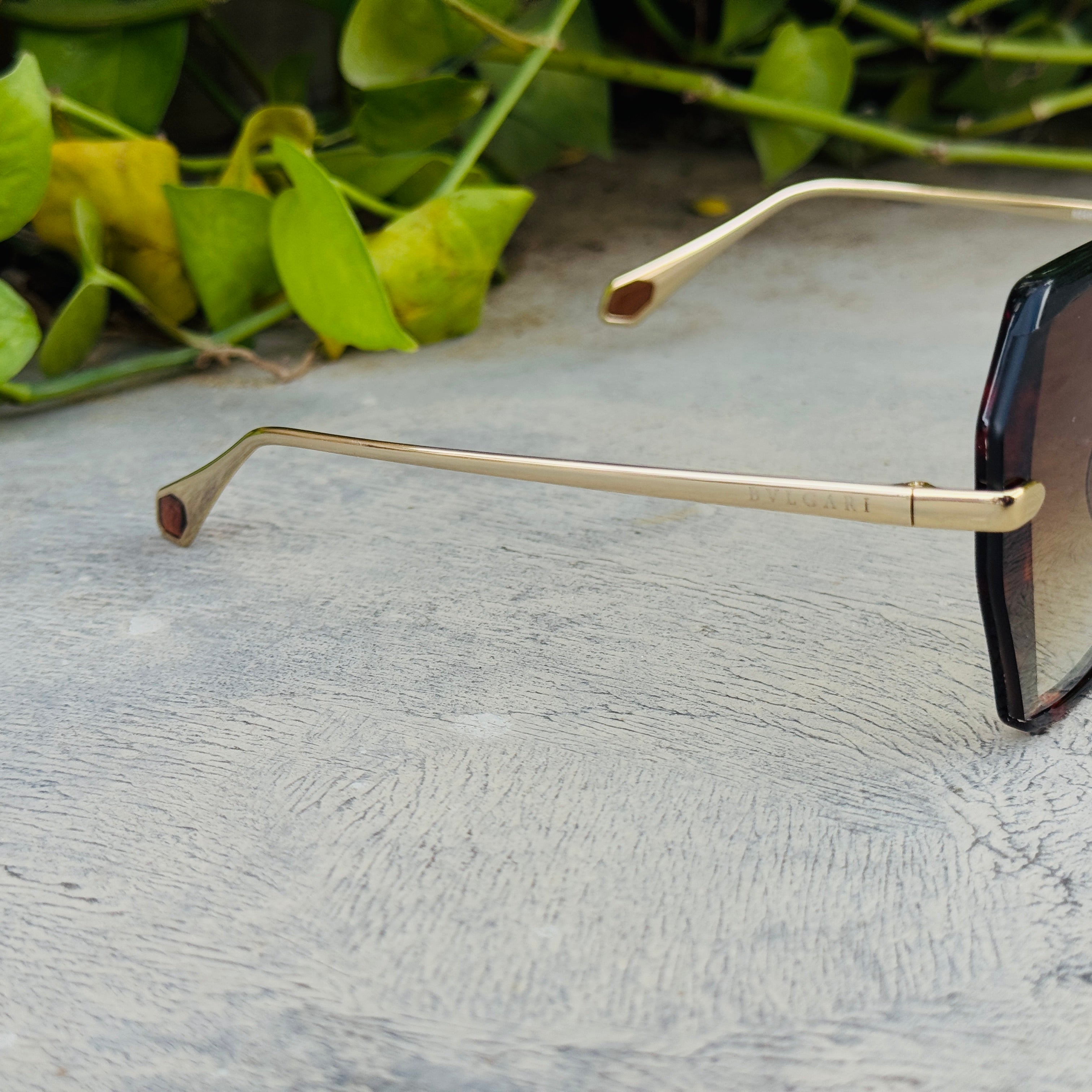 Bvlgari – 8240 - 62 – Golden Brown – Metal - Sunglasses – Women - Premium
