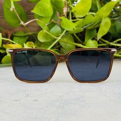 Boss – 1371 - 57 – Mustard Black – Acetate - Sunglasses – Unisex - Premium