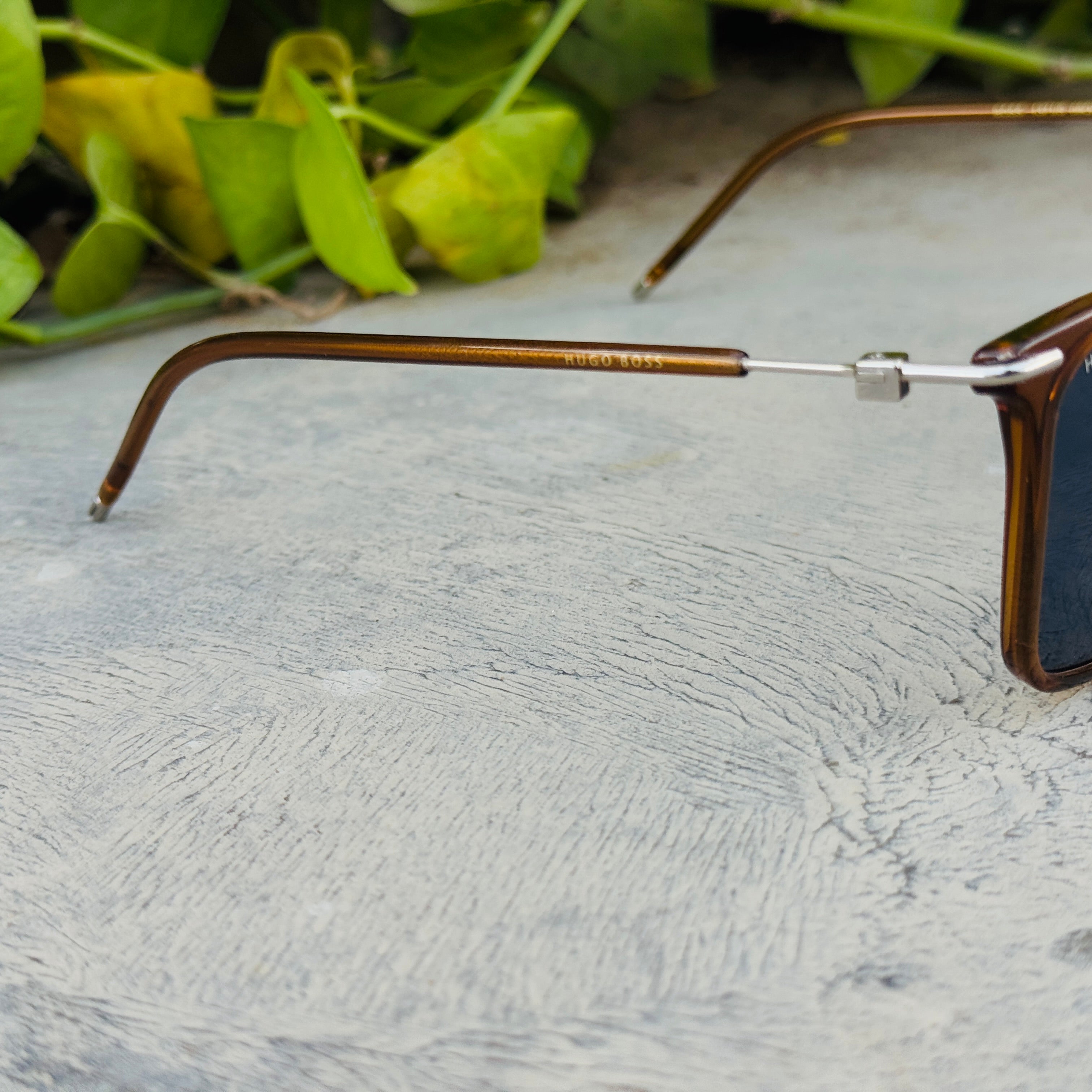 Boss – 1371 - 57 – Mustard Black – Acetate - Sunglasses – Unisex - Premium