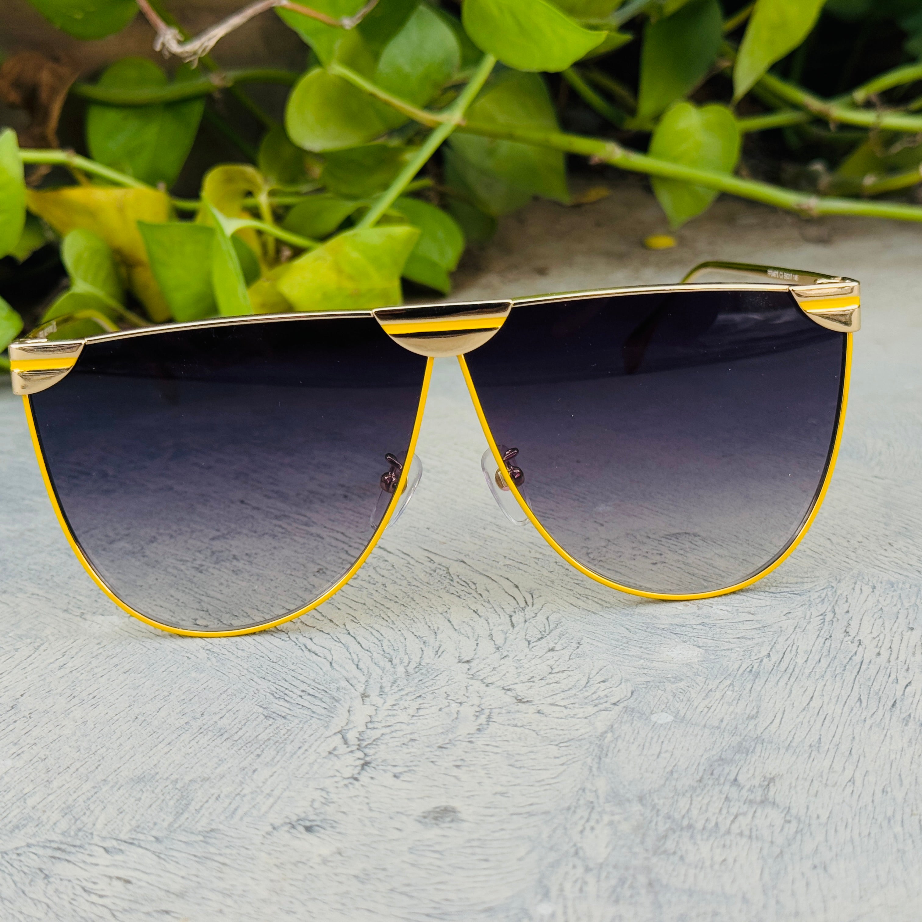 Fendi – 0467- 59 –  Golden Black – Metal - Sunglasses – Unisex - Premium