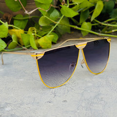 Fendi – 0467- 59 –  Golden Black – Metal - Sunglasses – Unisex - Premium