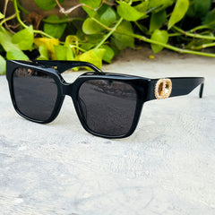 Dior – S11F - 53 – Black – Acetate - Sunglasses – Women - Premium