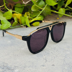 Louis Vuitton – 0937 - 54 – Golden Black – Acetate - Metal- Sunglasses – Unisex - Premium