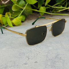 Louis Vuitton – 6142 - 58 – Golden Green – Metal - Sunglasses – Unisex - Premium