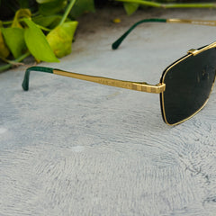 Louis Vuitton – 6142 - 58 – Golden Green – Metal - Sunglasses – Unisex - Premium