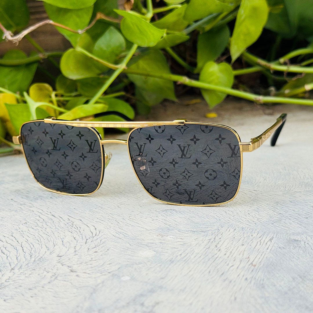 Louis Vuitton – 6142 - 58 – Golden Black – Metal - Sunglasses – Unisex - Premium