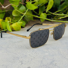 Louis Vuitton – 6142 - 58 – Golden Black – Metal - Sunglasses – Unisex - Premium