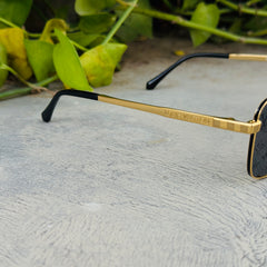 Louis Vuitton – 6142 - 58 – Golden Black – Metal - Sunglasses – Unisex - Premium