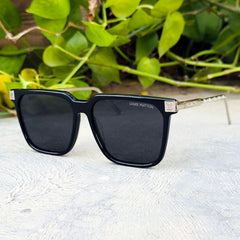 Louis Vuitton – 1667 - 56 – Silver Black – Metal - Sunglasses – Unisex - Premium