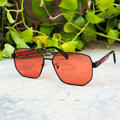 Prada – 51ZS- 59 – Black Red – Metal - Sunglasses – Unisex - Premium