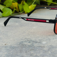 Prada – 51ZS- 59 – Black Red – Metal - Sunglasses – Unisex - Premium