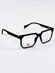Moscot-style_Black_Red_acetate_optical_glasses side view – Glassiz Mart