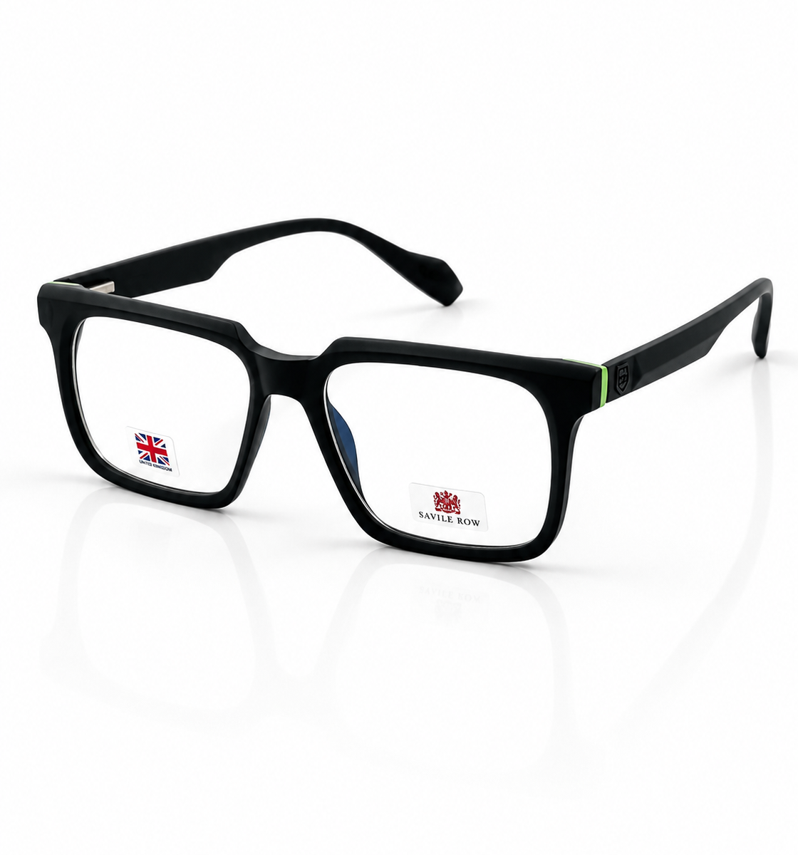 Moscot green acetate optical glasses view