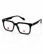 Moscot green acetate optical glasses view