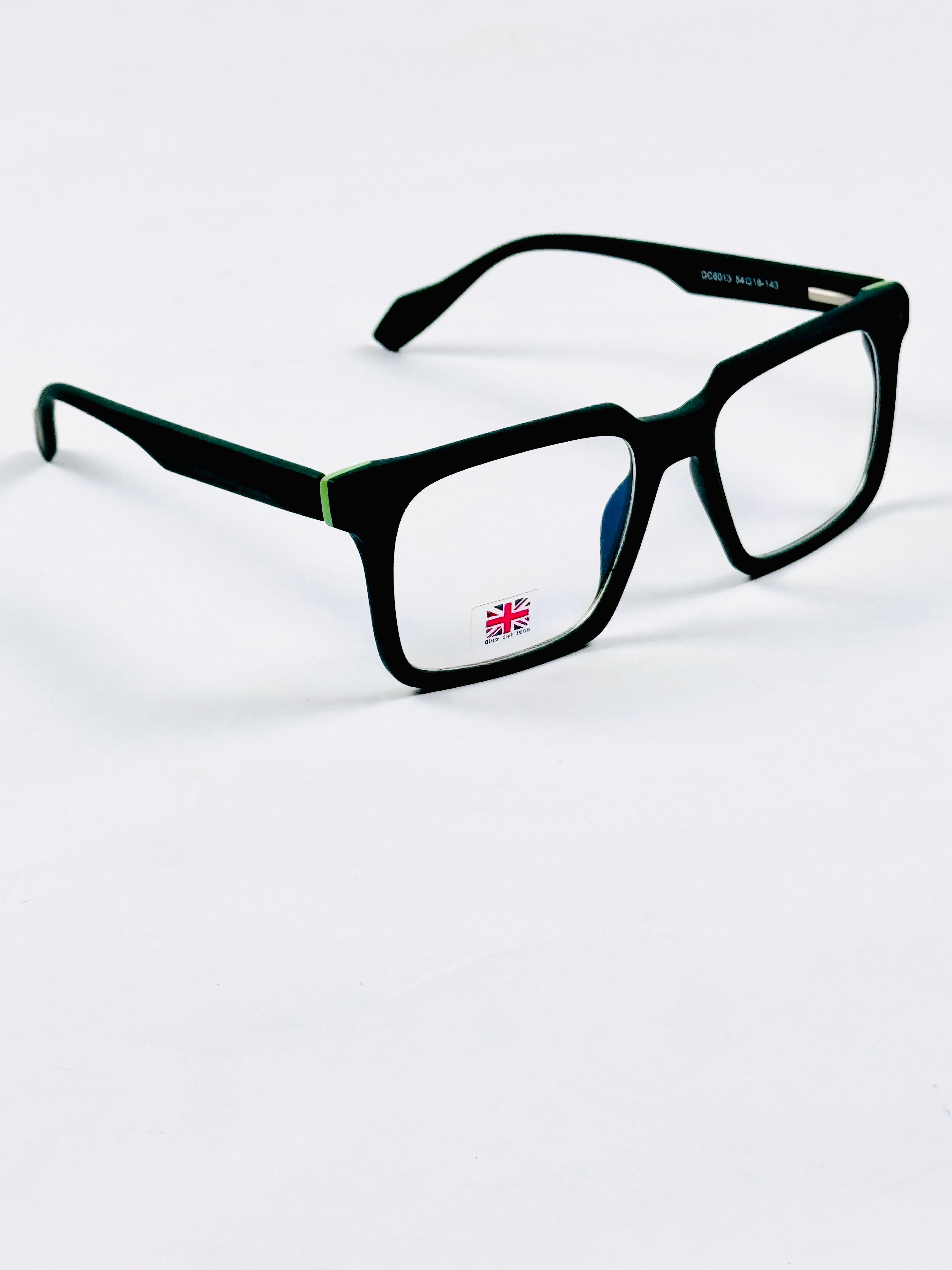  Moscot green unisex optical glasses full frame angle view