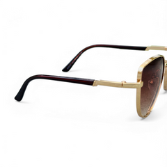Dior – 8101 – 58 – Golden Brown – Metal – Sunglasses – Ladies