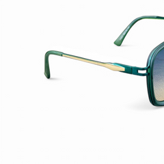 Prada – 8864 – Green Gradient – Acetate – Metal – Double Bridge – Sunglasses