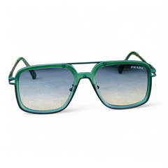 Prada – 8864 – Green Gradient – Acetate – Metal – Double Bridge – Sunglasses