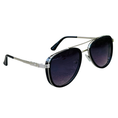 Gucci – 0565 – 58 – Silver Black – Metal – Sunglasses – Unisex