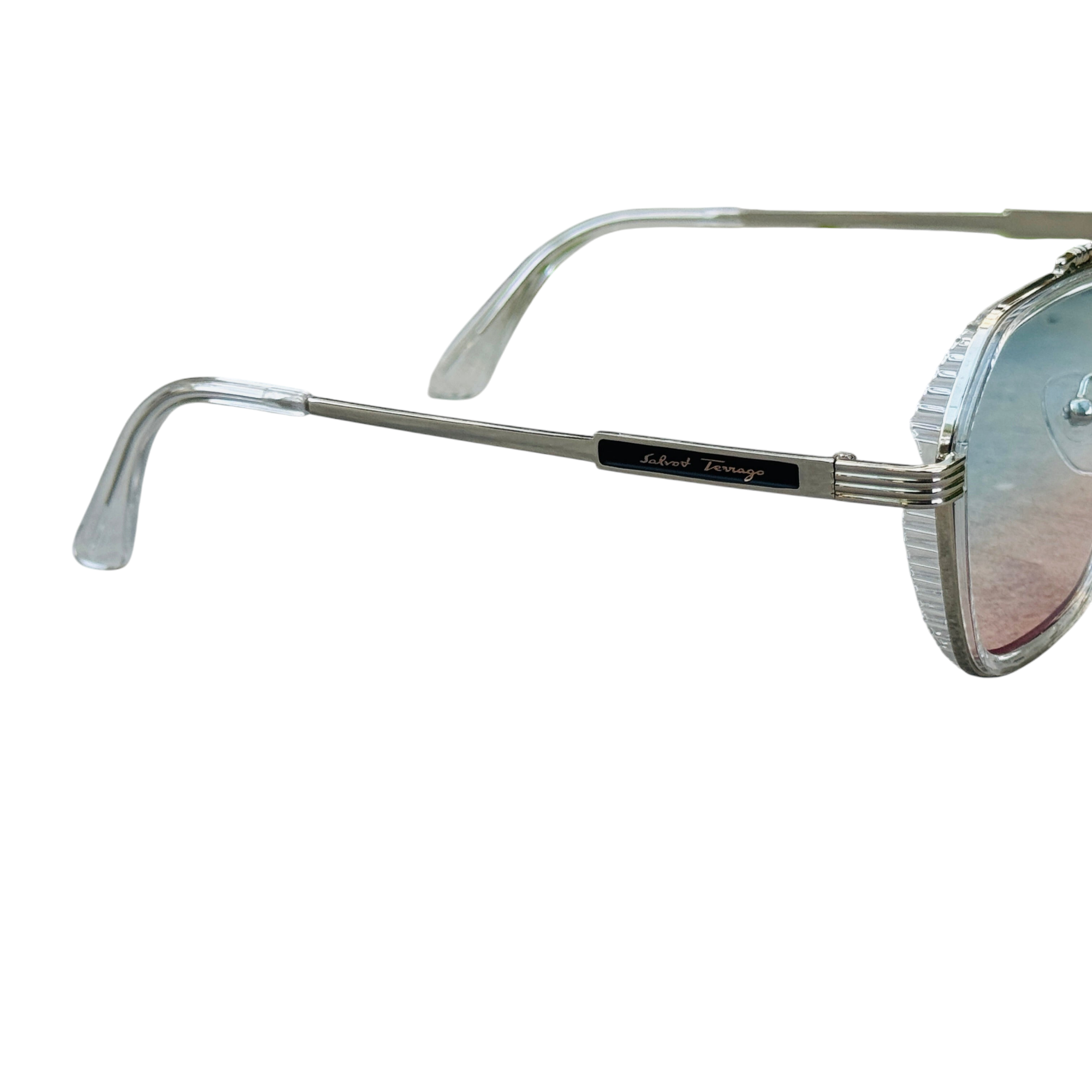 Ferragamo – 5600 – 56 – Silver Multi –- Metal – Sunglasses – Unisex