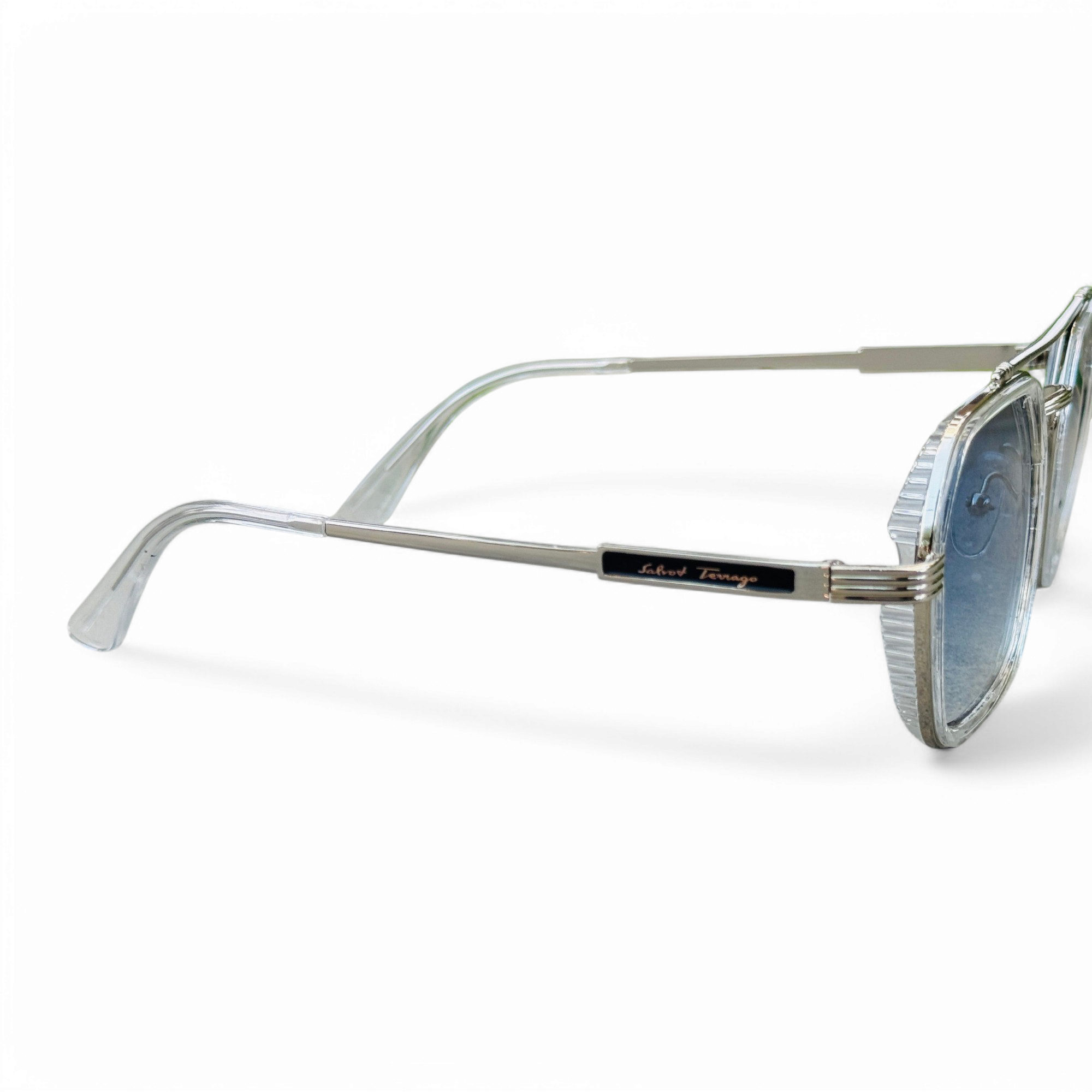 Ferragamo – 5600 – 56 – Silver Blue –- Metal – Sunglasses – Unisex