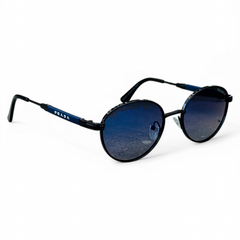Prada – 04016 – 54 – Black Mercury – Metal – Sunglasses – Unisex - Polarized