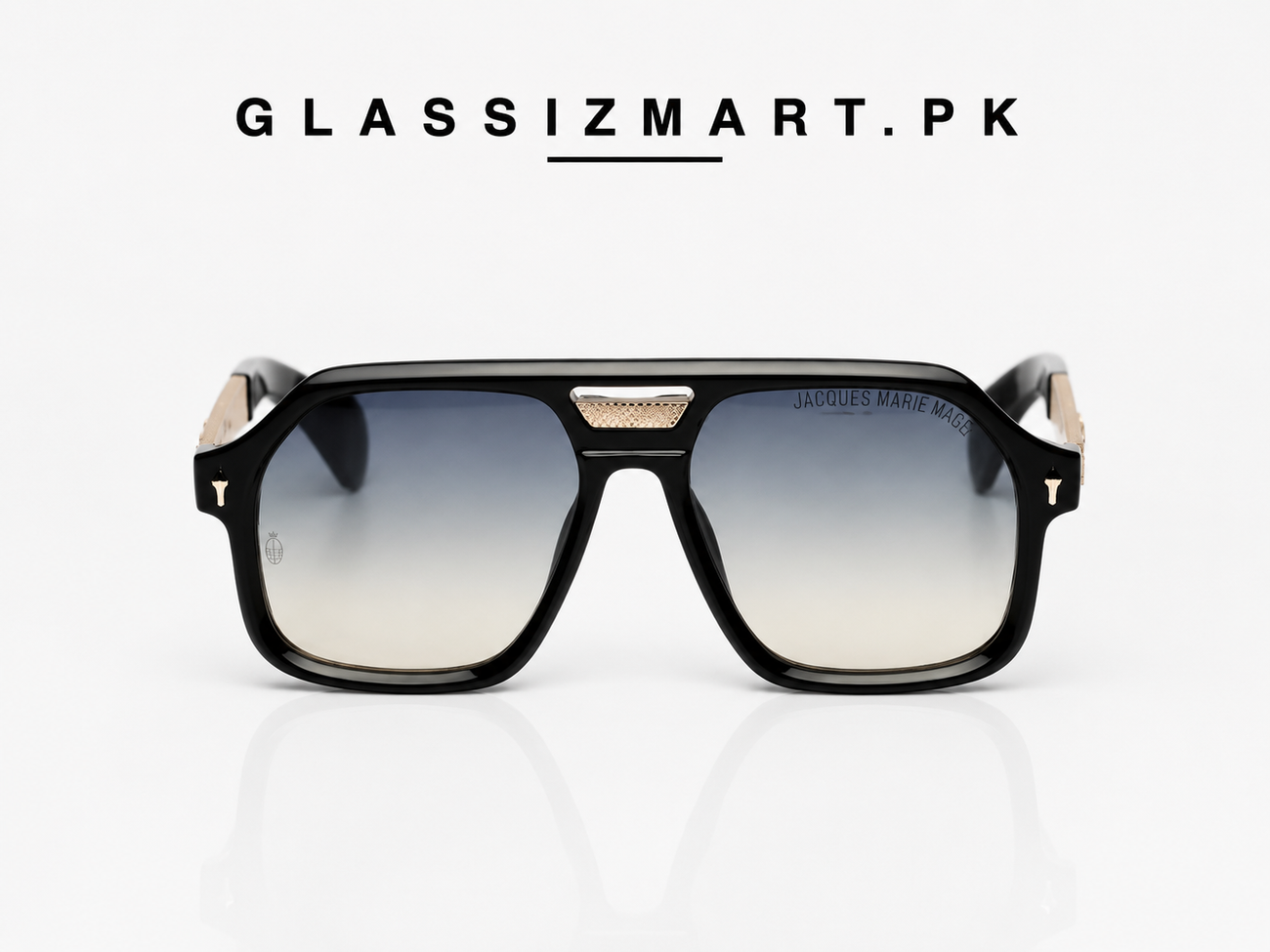 Jacques Marie Mage – 98408 – 58 – Black Multi – Acetate – Sunglasses – Unisex