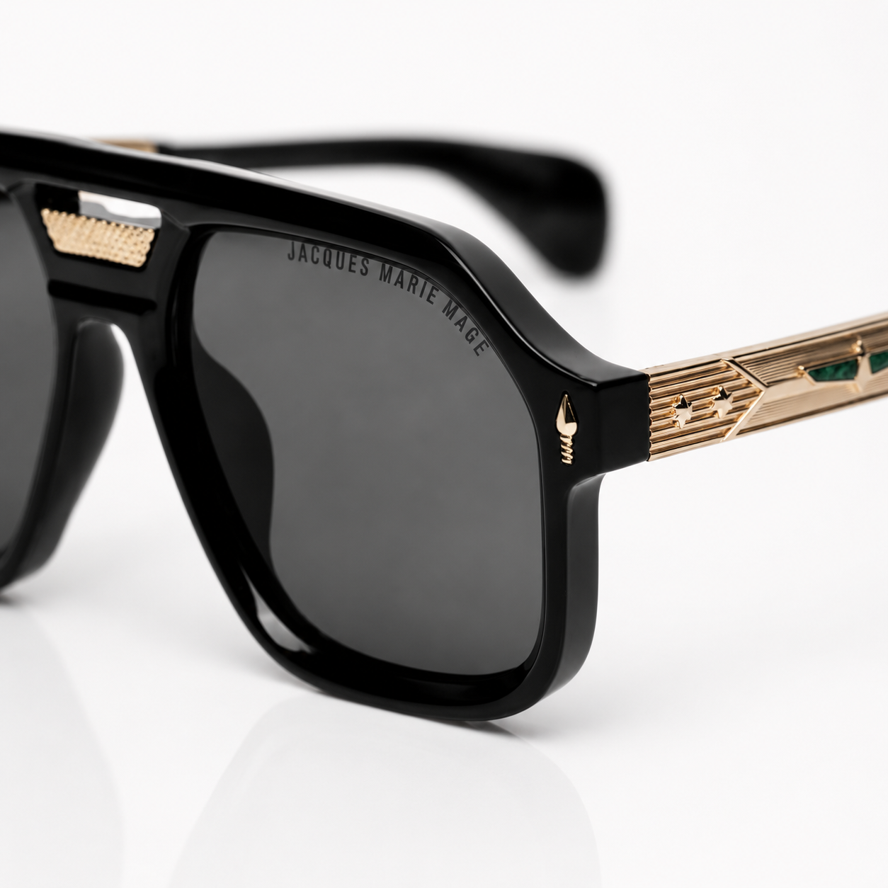 Jacques Marie Mage – 98408 – 58 – Golden Black – Acetate – Sunglasses – Unisex