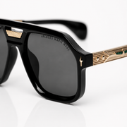 Jacques Marie Mage – 98408 – 58 – Golden Black – Acetate – Sunglasses – Unisex