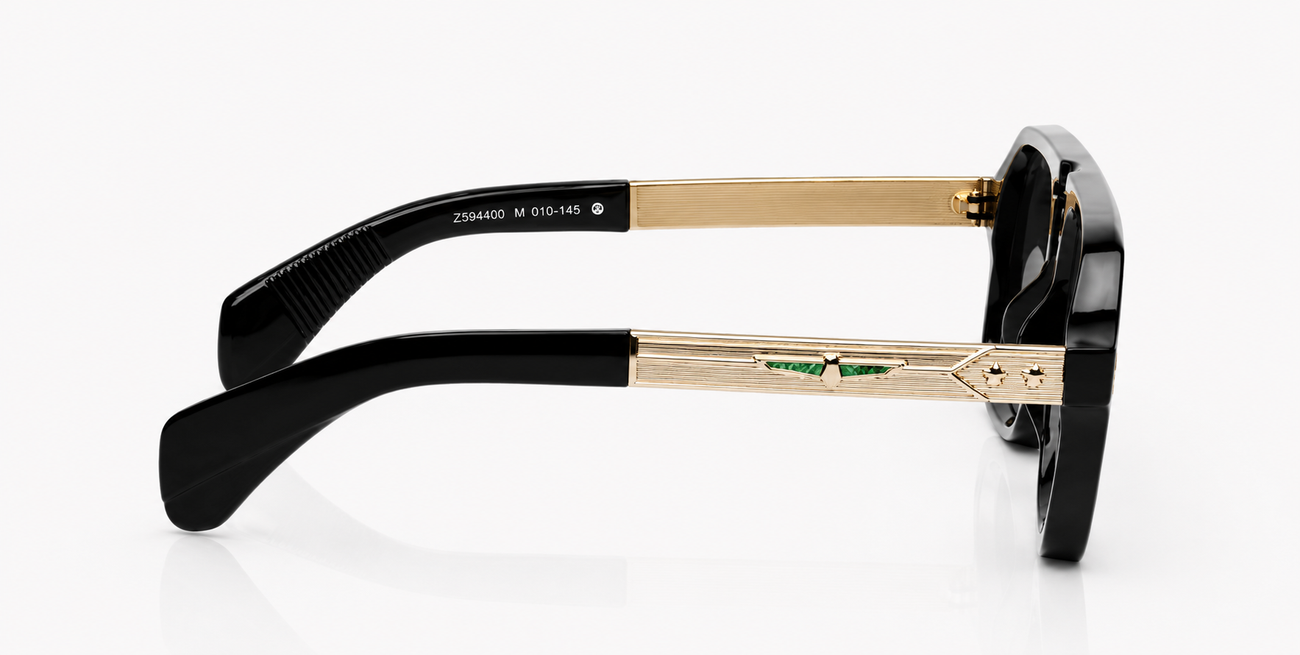 Jacques Marie Mage – 98408 – 58 – Golden Black – Acetate – Sunglasses – Unisex