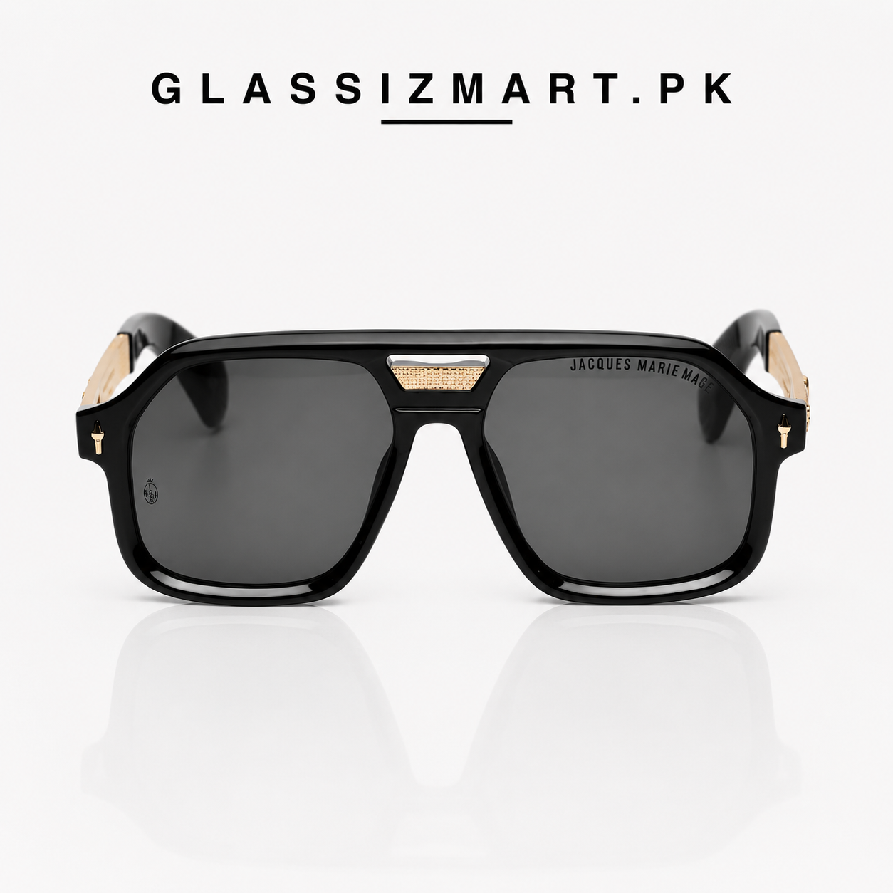 Jacques Marie Mage – 98408 – 58 – Golden Black – Acetate – Sunglasses – Unisex