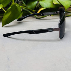 Police – 4076 – 56 – Black – Metal – Sunglasses – Unisex