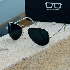 Rayban – 3026 – 62 – Silver Black – Metal – Sunglasses – Unisex