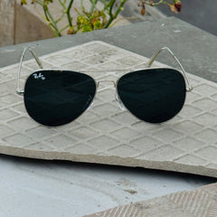 Rayban – 3026 – 62 – Silver Black – Metal – Sunglasses – Unisex